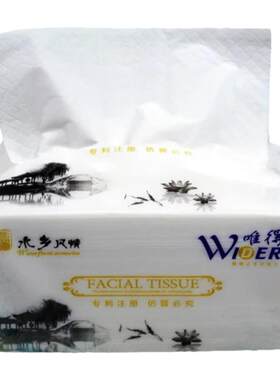 水乡风情妇婴16包四层加厚面巾纸