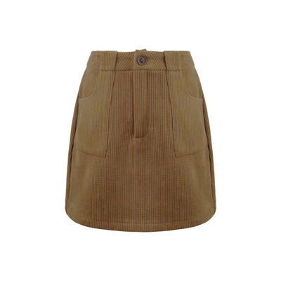 aaaaxbbb灯芯绒半身裙长裙短裙女