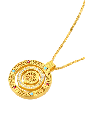 【生日礼物】周大生时来运转项链