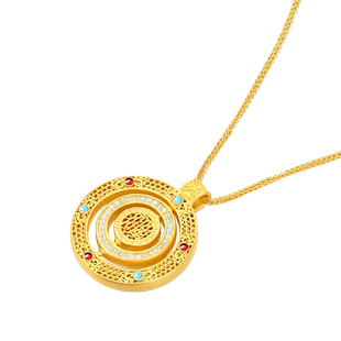 周大生时来运转银项链女实用配饰轻奢高级感套链女生日礼物送女友