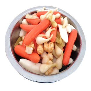 石伢子兴国农家发酵酸菜泡菜浸菜红罗卜酸豆角荞头商用家用自制