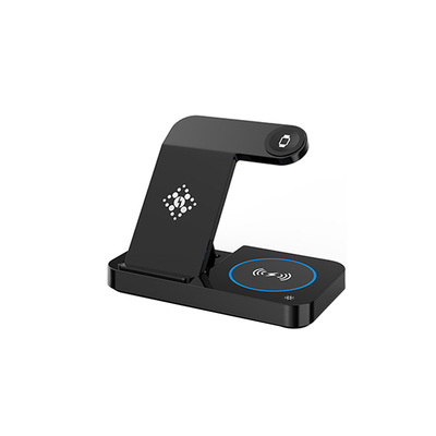 适用三星三合一无线充电器s24手机s25ultra快充s23立式折叠便携watch8/7/6/5手表支架buds2pro耳机底座