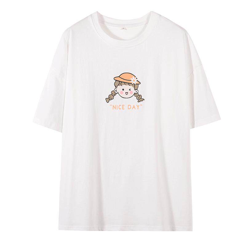 短袖休闲舒适纯棉潮流印花