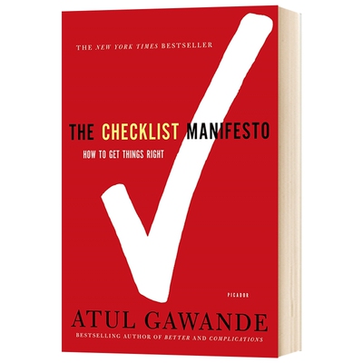 The Checklist Manifesto 英文原版 清单革命 英文版原版书籍 阿图葛文德医生 Atul Gawande 英语书