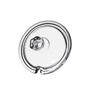 高硼硅耐热水杯盖 耐高温玻璃盖 马克杯玻璃杯盖子提手防尘茶壶盖