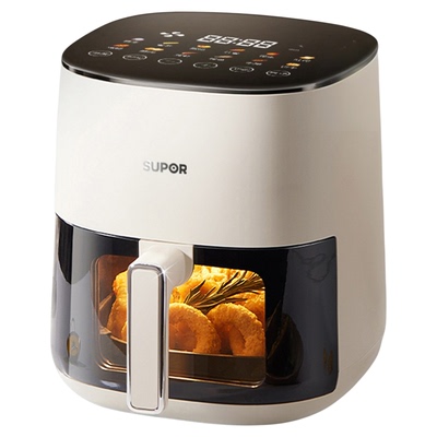 苏泊尔空气炸锅彩屏触控可视窗口