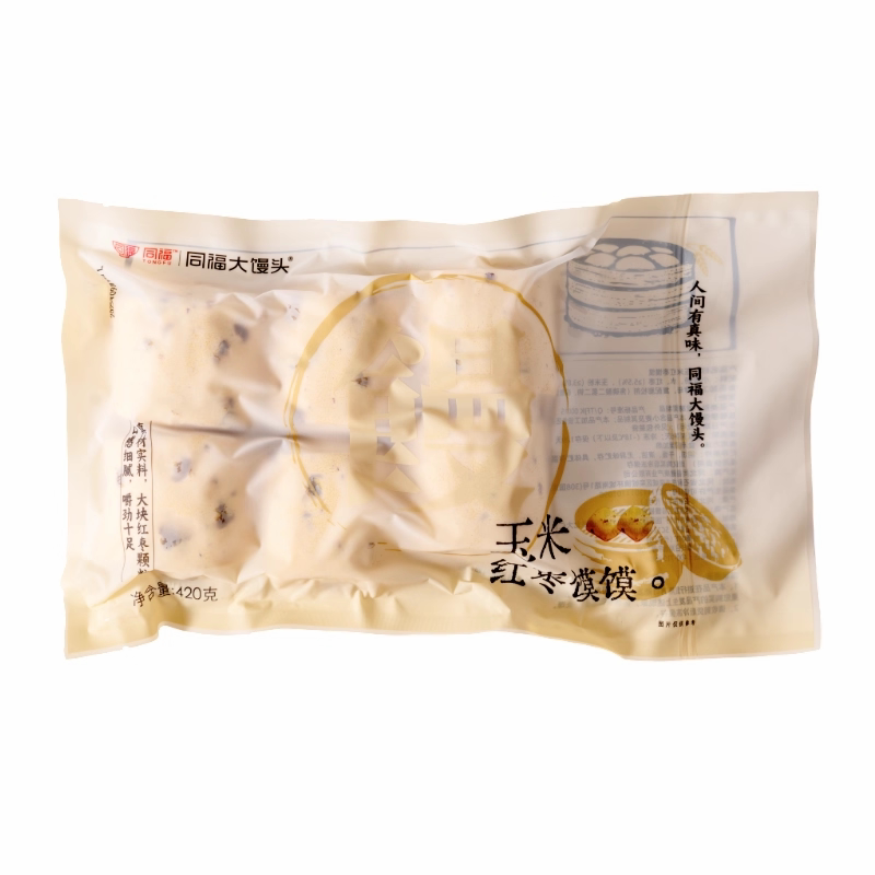 同福大馒头玉米小馍馍窝窝头加热即食早餐半成品杂粮馒头儿童早餐
