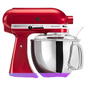 KitchenAid多功能厨师机家用小型5qt全自动料理搅面揉面和面机150