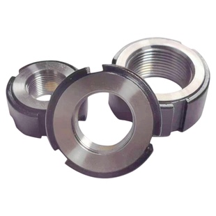 精密F型牙腹锁紧螺母BKJ73锁紧螺母主轴轴承丝杆车机床防锁紧螺帽