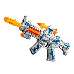 声光电动玩具枪2025年新款儿童仿真冲锋枪模型带声音男孩生日礼物