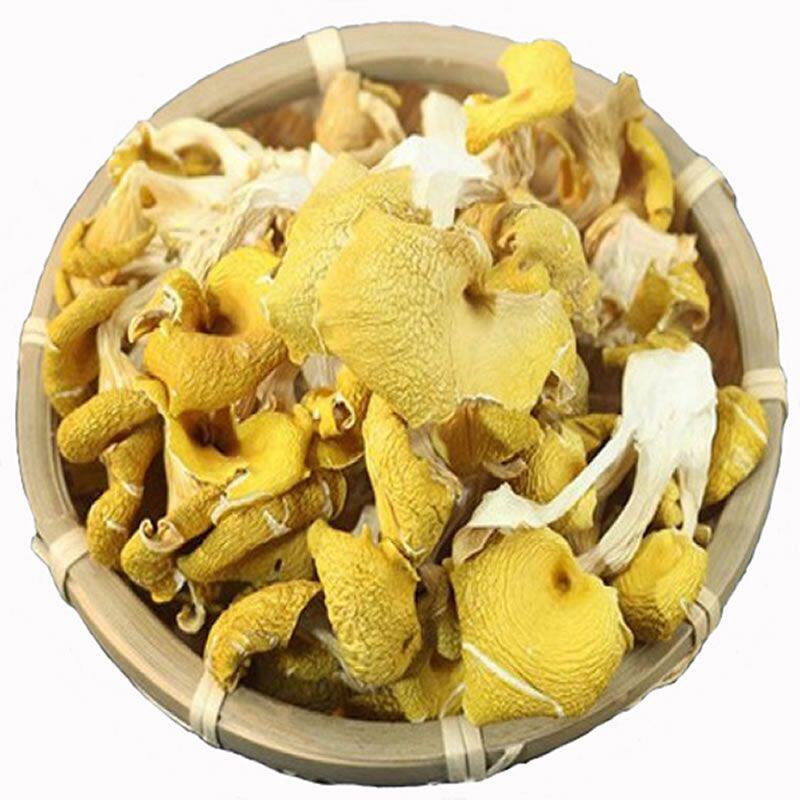 云南鸡油菌菇类干货黄丝菌香菇食用菌炖煲汤材料蘑菇新非野生500g