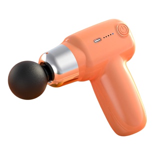 迷你筋膜枪静音专业家用伸缩冲击振动按摩器肌肉放松按摩棒Type-C