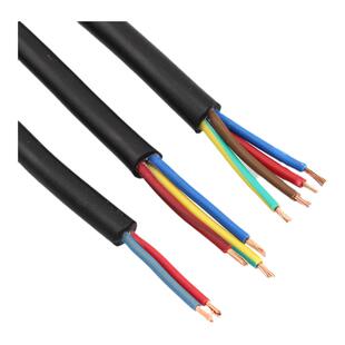 国标拖链TRVV2 3 4芯*0.5 0.75 1.5 纯铜高柔性防油耐磨护套线