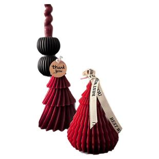 LIVETAI中古风喜庆香薰蜡烛摆件过年ins乔迁之喜红色家居香薰饰品