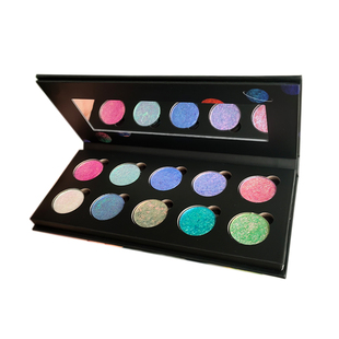 SHIZHUANG极昼十色变色龙眼影小众光学爆闪透底眼部修饰欧美眼妆