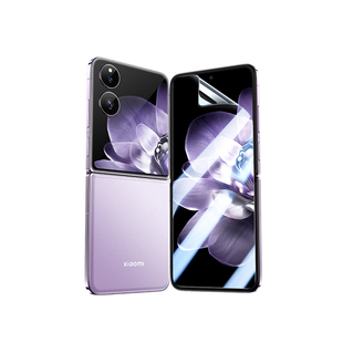 闪魔适用小米mixflip钢化膜小米mixflip2手机膜flip外屏膜xiaomi小折叠新款铰链内屏保护全屏全胶水凝贴膜