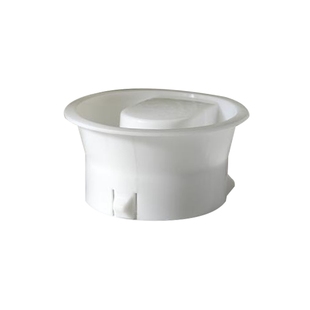 凉水壶盖子玻璃水瓶杯盖白色塑料通用配件冷水壶八角条纹扎壶盖子