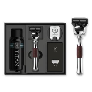 大力人进口5层刀片男士手动剃须刀老式胡须刮胡刀送男朋友生日礼