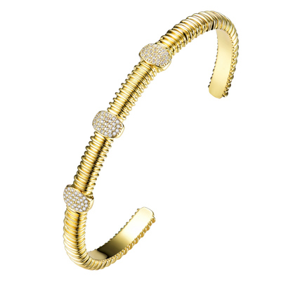 卓蝶珠宝纯银18k黄金小众设计款