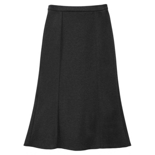 达佳诗棕色半身裙女2025新款冬季a字咖色毛呢裙子包臀鱼尾裙长裙