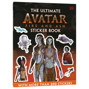 DK Avatar Fire and Ash Ultimate Sticker Book 阿凡达3火与烬 贴纸书 阿凡达电影周边书 詹姆斯卡梅隆 英文原版进口儿童图书