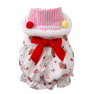 蝴蝶结棉衣冬天小猫咪衣服防掉毛布偶猫德文暹罗猫宠物幼猫秋冬装