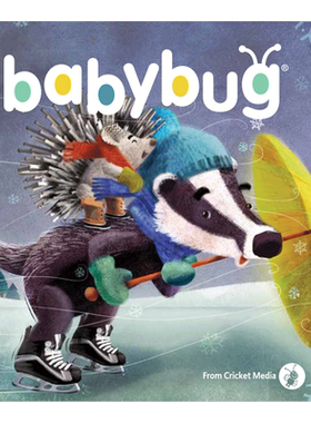 【中图原版】英文BABYBUG 2-5岁虫宝宝儿童文学幻想杂志 2021年英语蟋蟀期刊进口杂志绘本