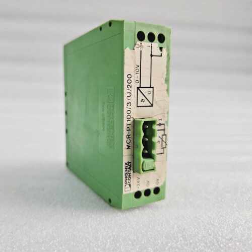 PHOENIX CONTACT MCR-PT100/3/U/200 TEMPERATURE TRASMITTER FAS