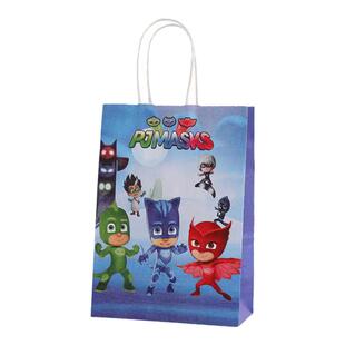 礼品袋时尚卡通牛皮纸手提袋蜘蛛侠艾莎公主汽车手拎包装袋动漫