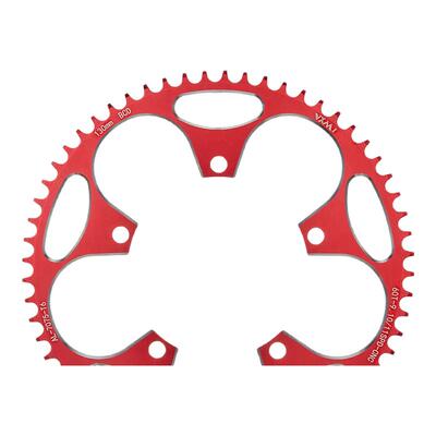 130BCD正负齿单盘铝合金牙盘片38/40/50/52/54/56/60T公路折叠车