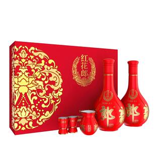 郎酒红花郎10(十)红10陈酿53度酱香型白酒纯粮酿造婚宴送礼礼盒