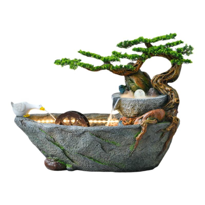 户外庭院造景循环水假山喷泉