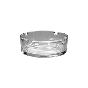 玻璃烟灰缸家用客厅办公室创意轻奢防飞灰高端大气上档次商用烟缸