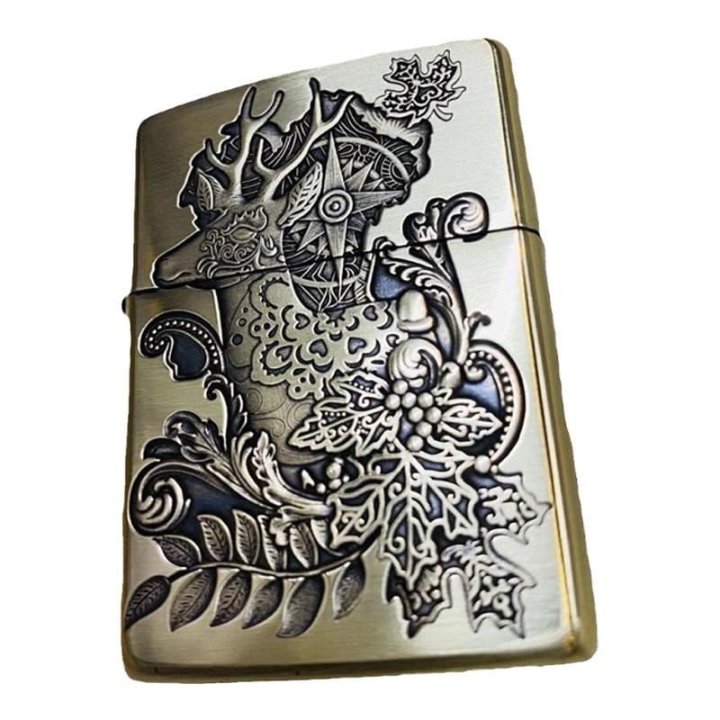 zippo盔甲圣诞节礼物鹿