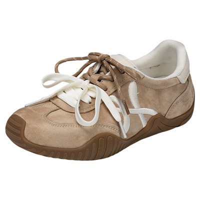 Hongkee/红科德训鞋女2026年春季时尚复古厚底休闲鞋HD96D100