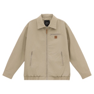 吕小虎ACTUP 春季底特律工装夹克男士短款翻领上衣美式耐磨外套潮