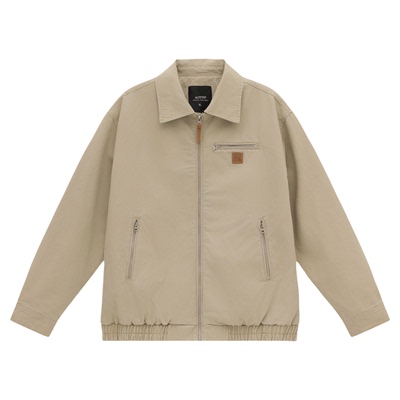 ACTUP春季男短款工装夹克耐磨