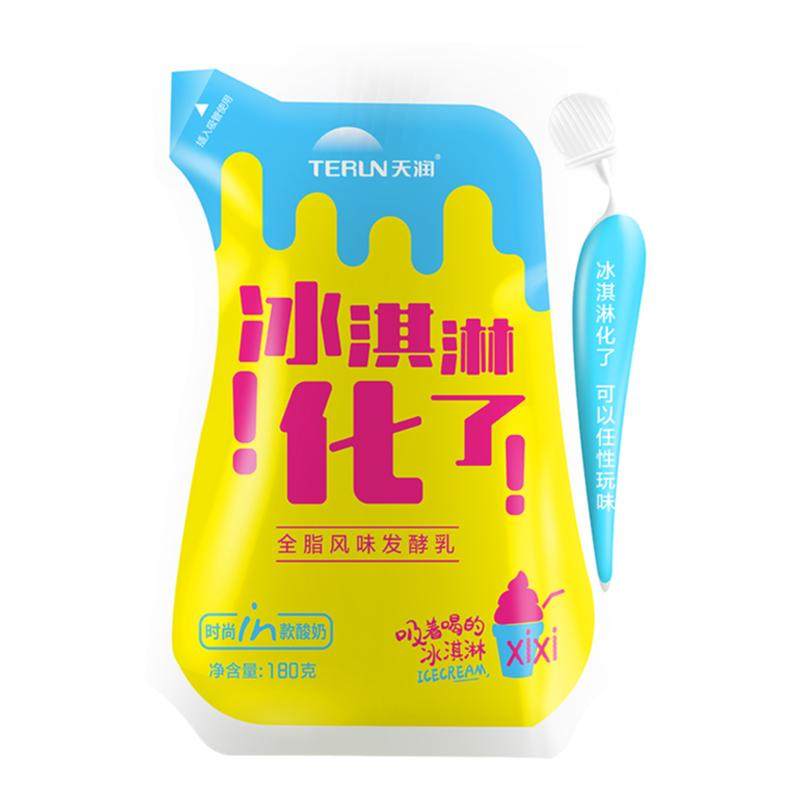 天润冰淇淋新疆酸奶全脂乳牛奶