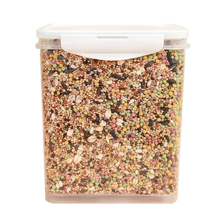 鹦鹉鸟粮饲料虎皮玄凤牡丹鸟食带壳黄谷子五色黍子小米混合专用粮