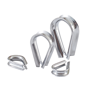 304不锈钢钢丝绳套环保护套三角环夸口鸡心环M2M3M4M5M6M8M10mm