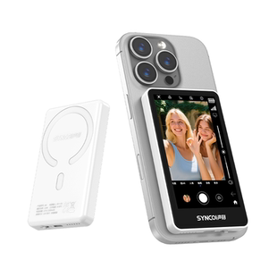 声刻美拍宝M4PRO手机后置磁吸自拍显示屏镜触屏变焦投屏器远程控制拍照高清自拍神器2026新款适用苹果安卓