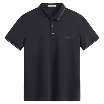 雷迪波尔棉涤珠地短袖POLO衫
