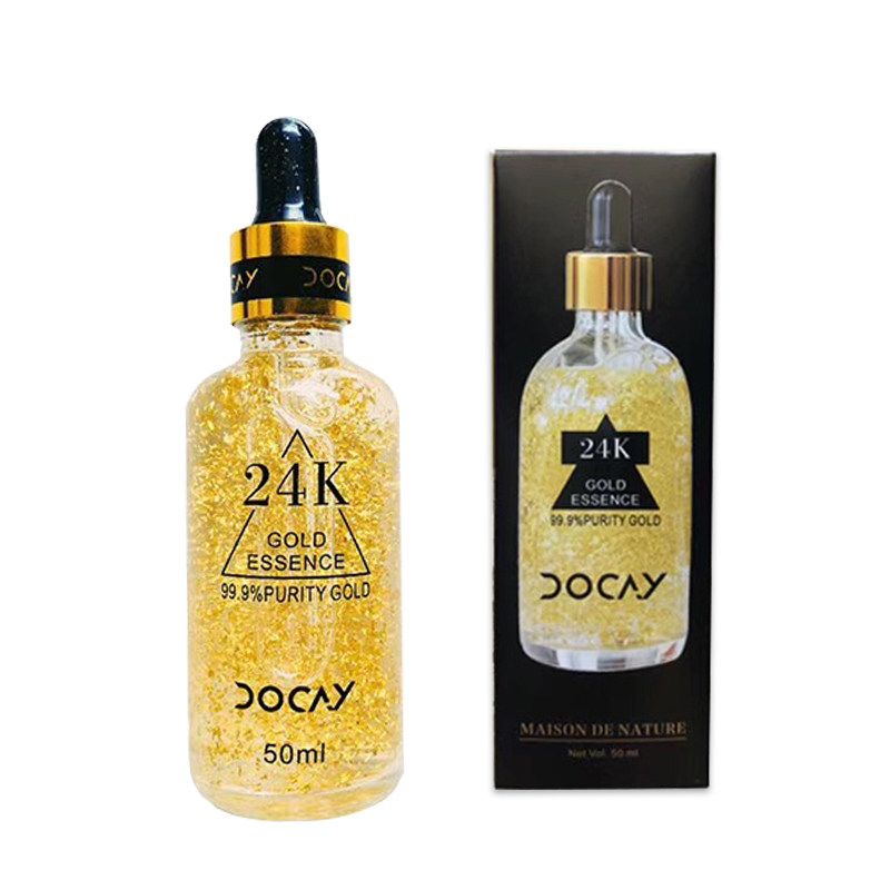 嘟妈家泰国Docay 24k黄金胜肽精华液面部玻尿酸原液保湿补水金箔