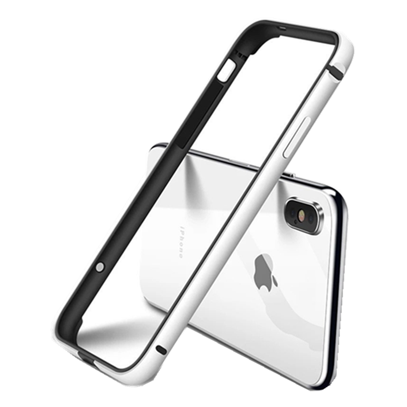 适用苹果iphone11硅胶金属边框xr散热透气保护套xsmax防摔x全包边11pro个性创意简约纯色手机壳