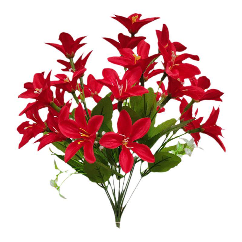 仿真玫瑰花套装绢花假花塑料花客仿真花/假花