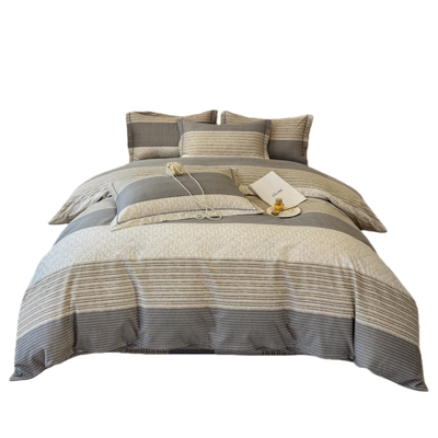 100%全棉磨毛四件套纯棉加厚款被套床单秋冬单双人床笠被罩三件套