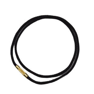 高端黄金玉佩吊坠手工编织红黑吊坠挂绳子可调节男女款挂脖项链绳