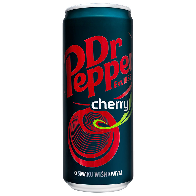 波兰进口DR PEPPER胡椒博士可乐汽水330ml/罐装整箱无糖碳酸饮料