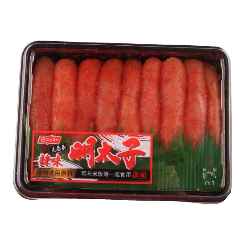 日水整条明太子辣味鱼子酱300g盒装调味鳕鱼子解冻即食拌饭Nissui