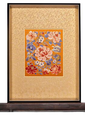 南京云锦研究所御花献瑞装饰画